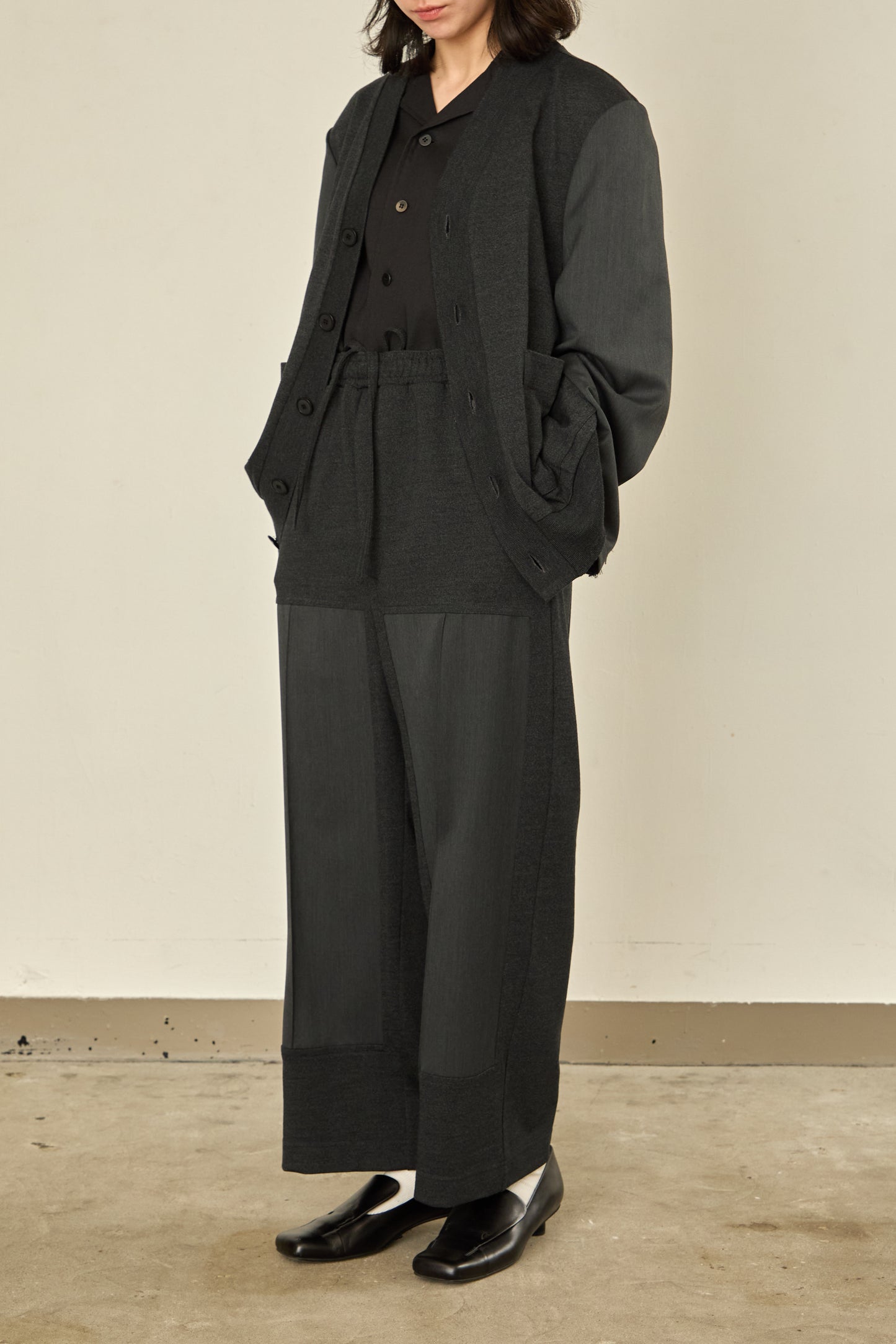 i'm here : UN(I)FORM JERSEY : DOCKING CARDIGAN