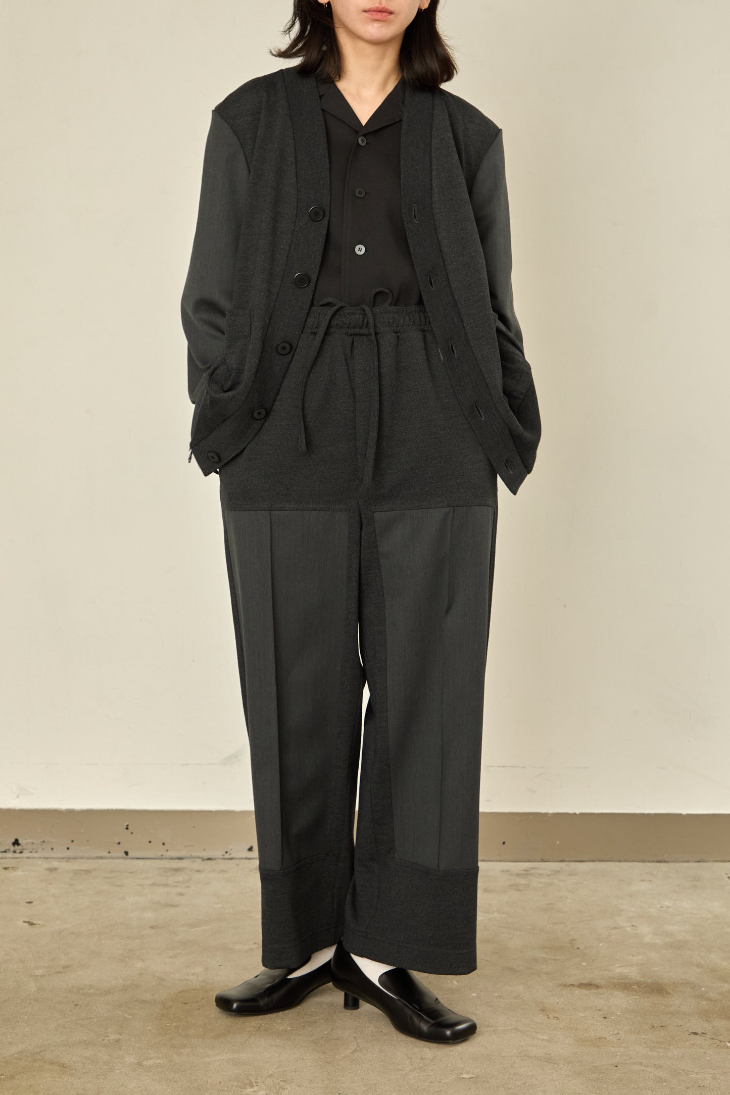 i'm here : UN(I)FORM JERSEY : DOCKING CARDIGAN