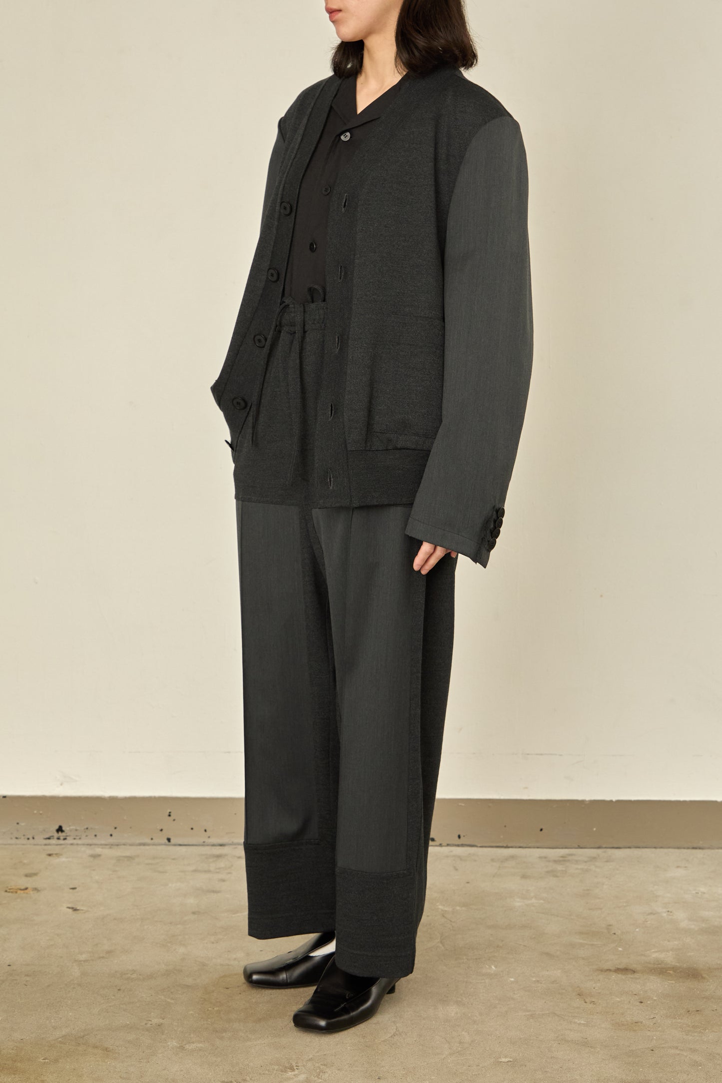 i'm here : UN(I)FORM JERSEY : DOCKING CARDIGAN