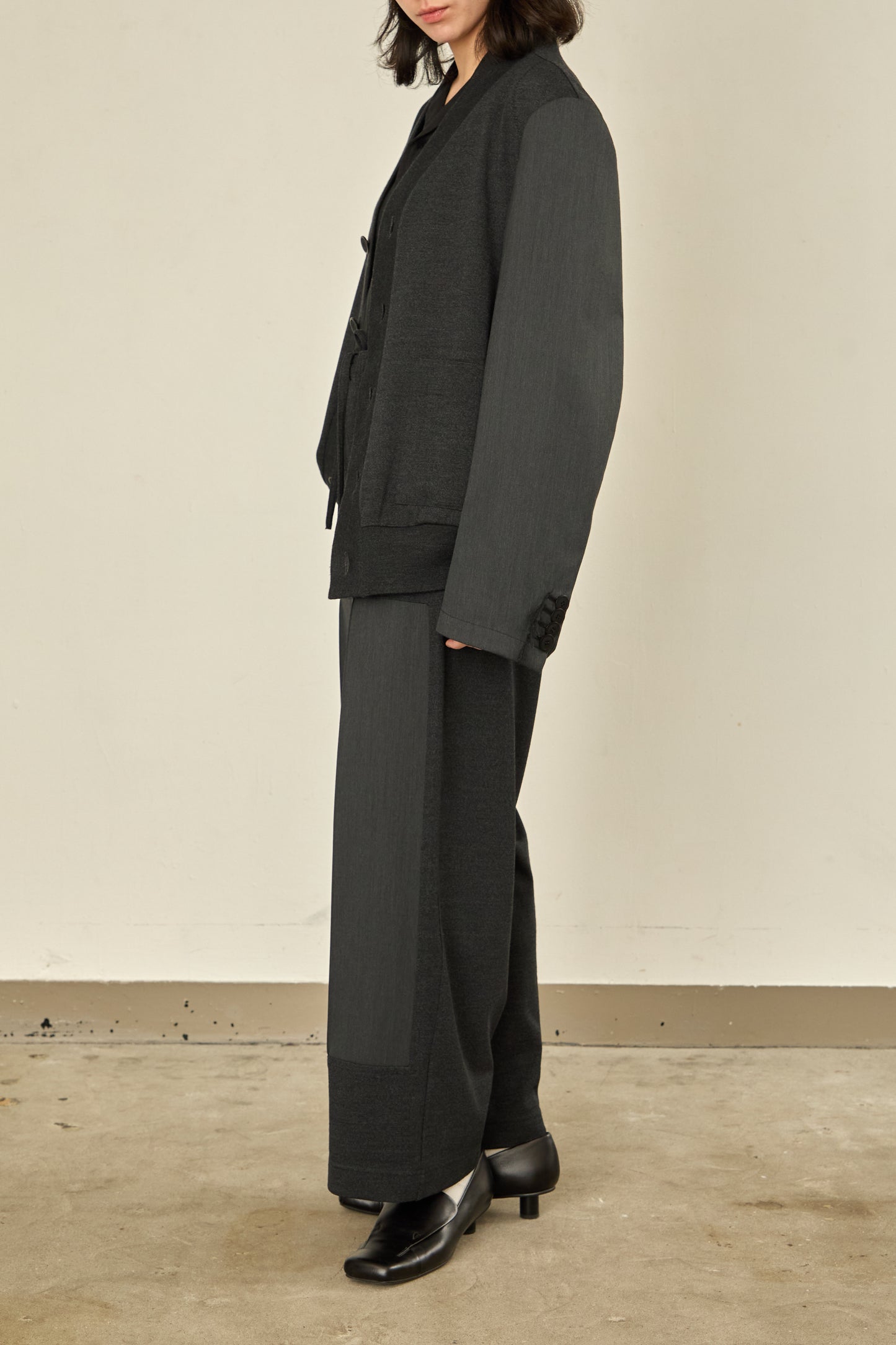 i'm here : UN(I)FORM JERSEY : DOCKING CARDIGAN