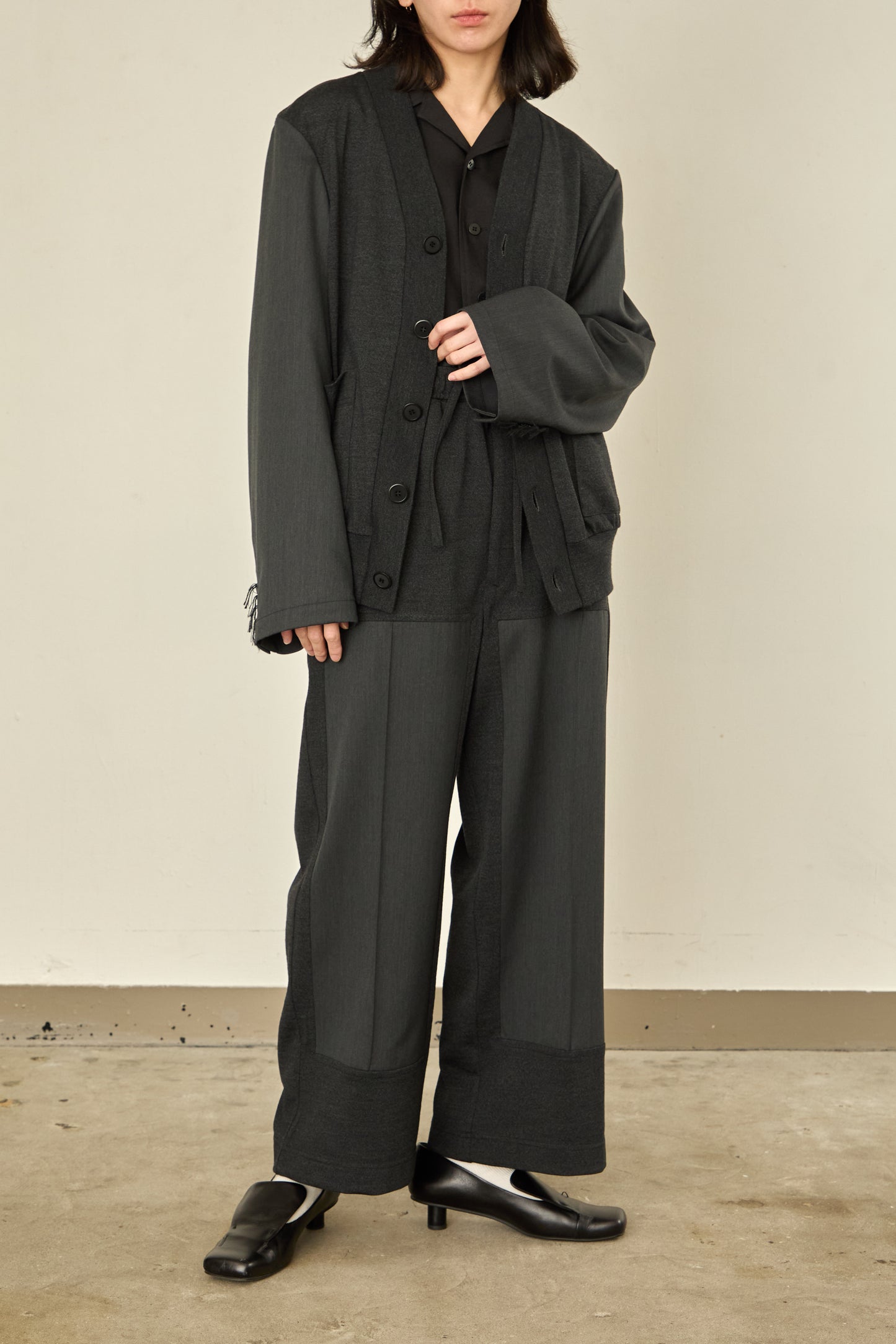 i'm here : UN(I)FORM JERSEY : DOCKING CARDIGAN