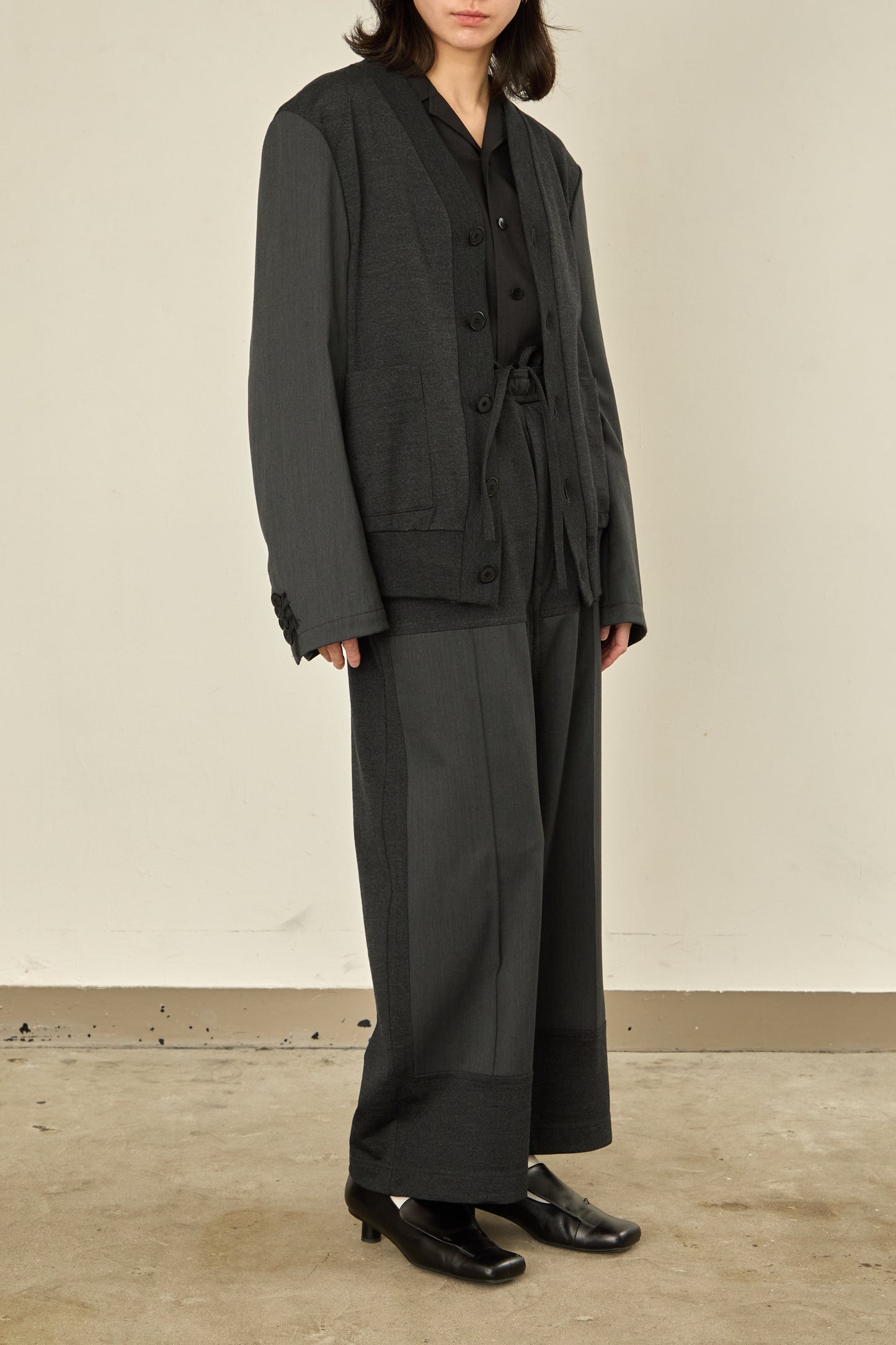 i'm here : UN(I)FORM JERSEY : DOCKING CARDIGAN