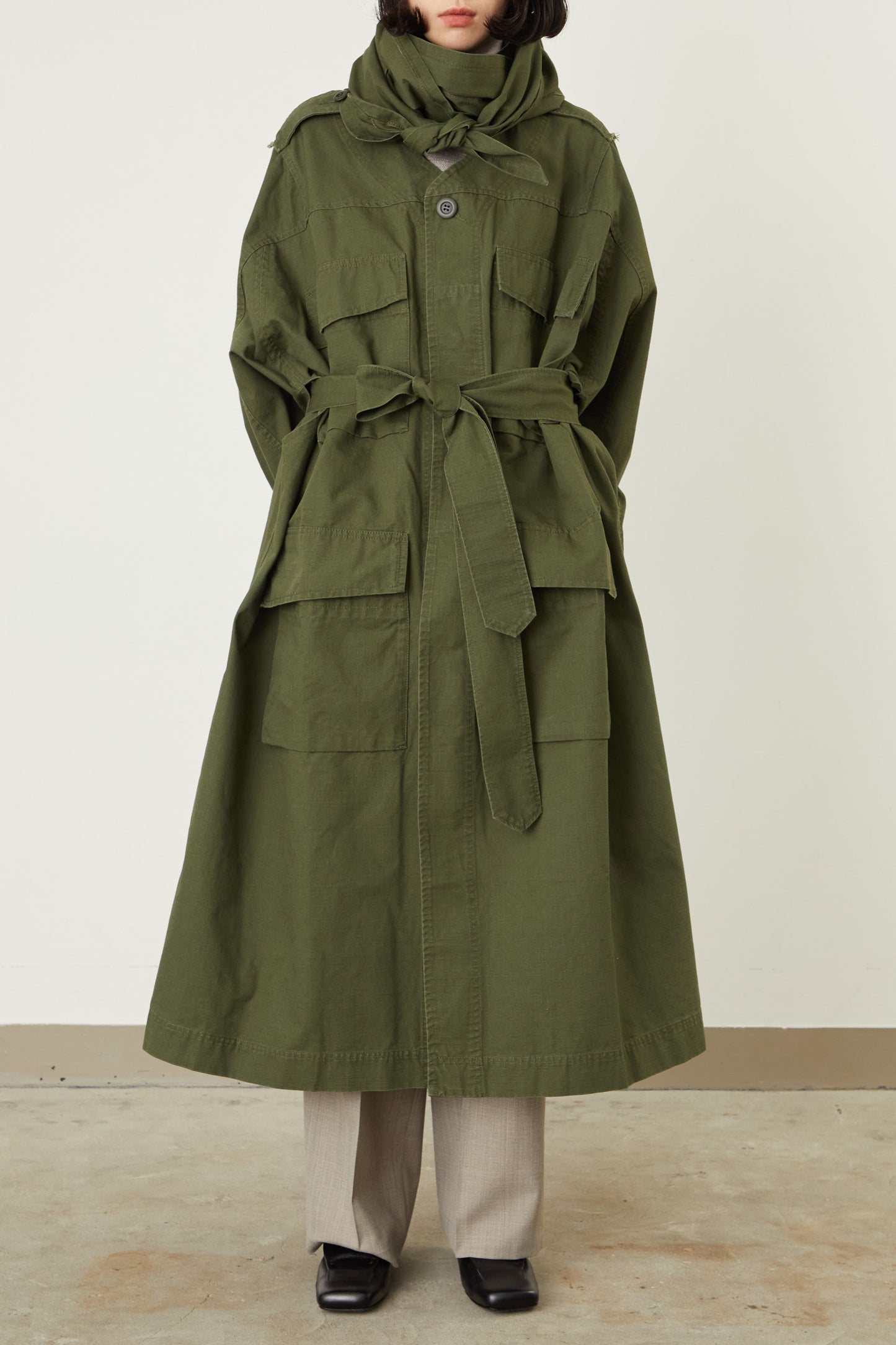 i'm here : HAOLI MILITARY COAT :