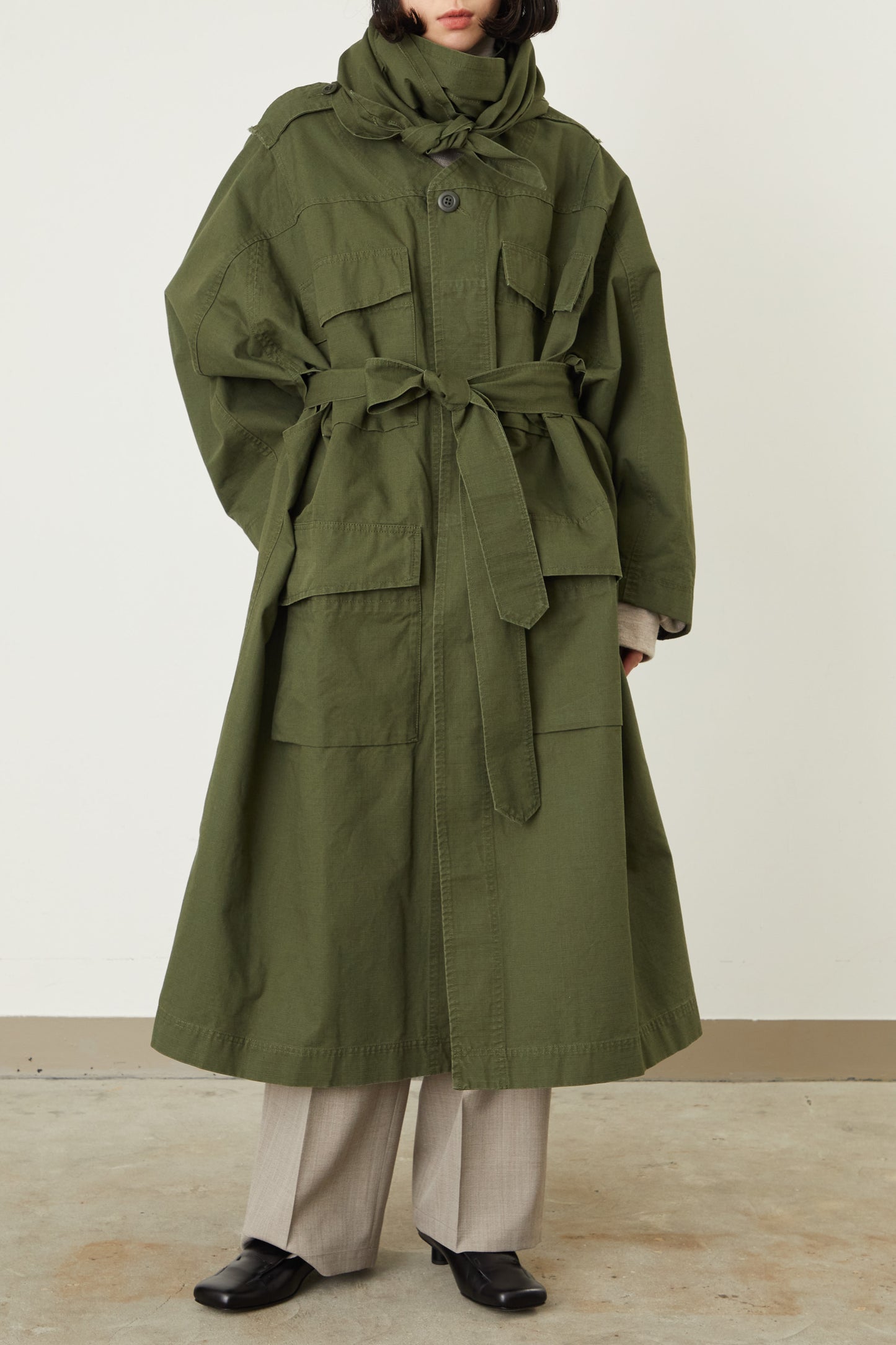 i'm here : HAOLI MILITARY COAT :