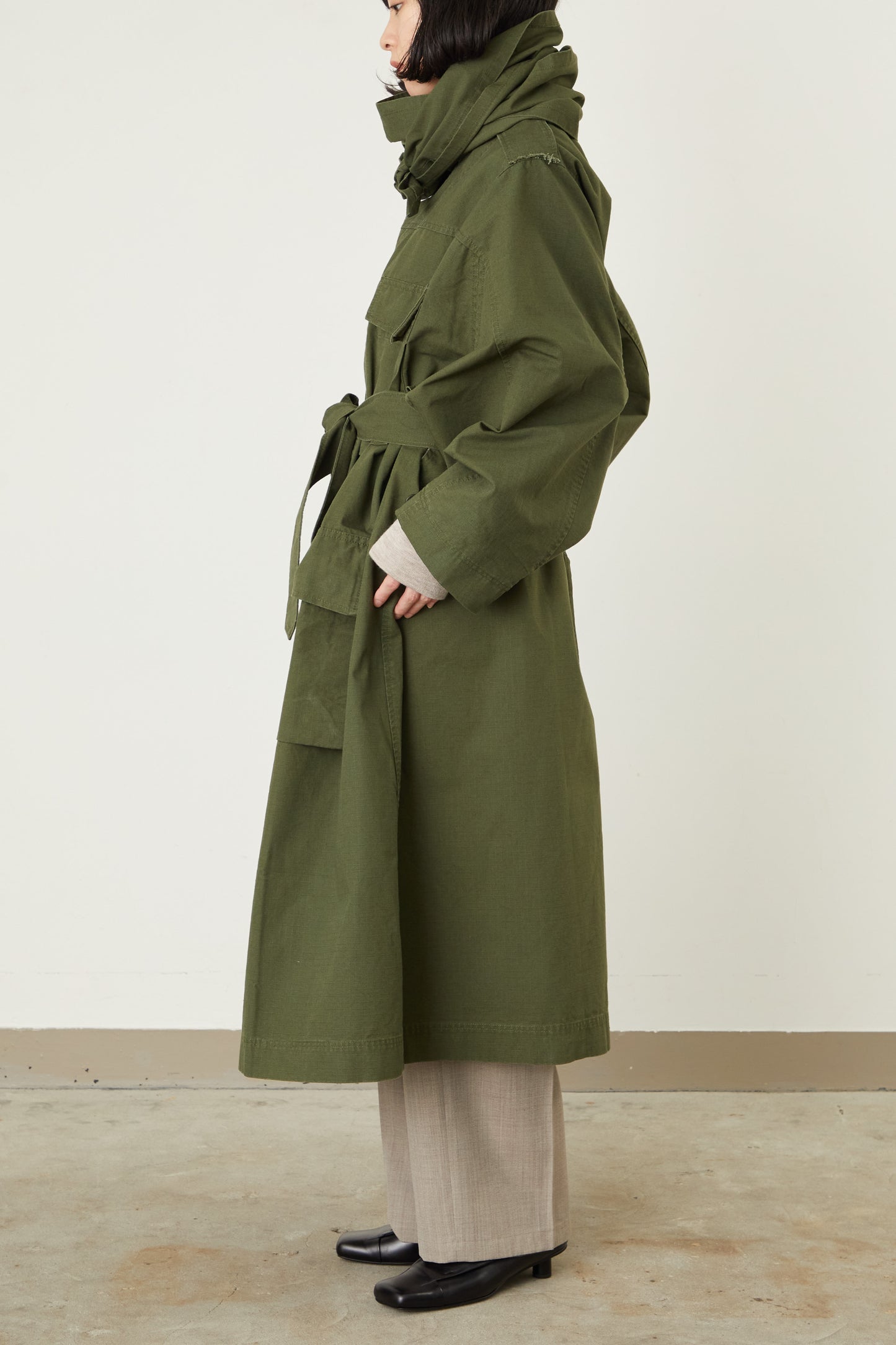 i'm here : HAOLI MILITARY COAT :