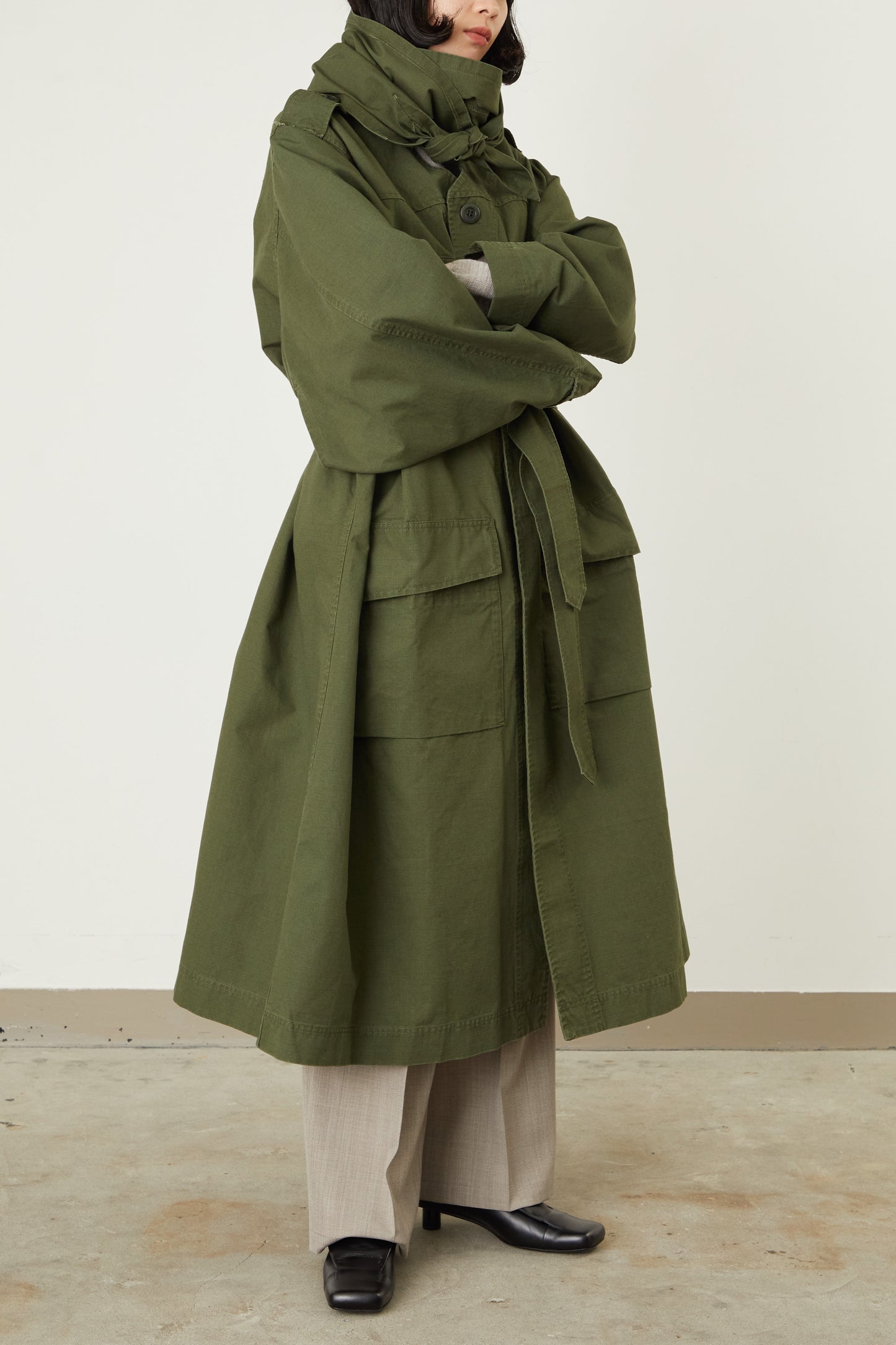 i'm here : HAOLI MILITARY COAT :