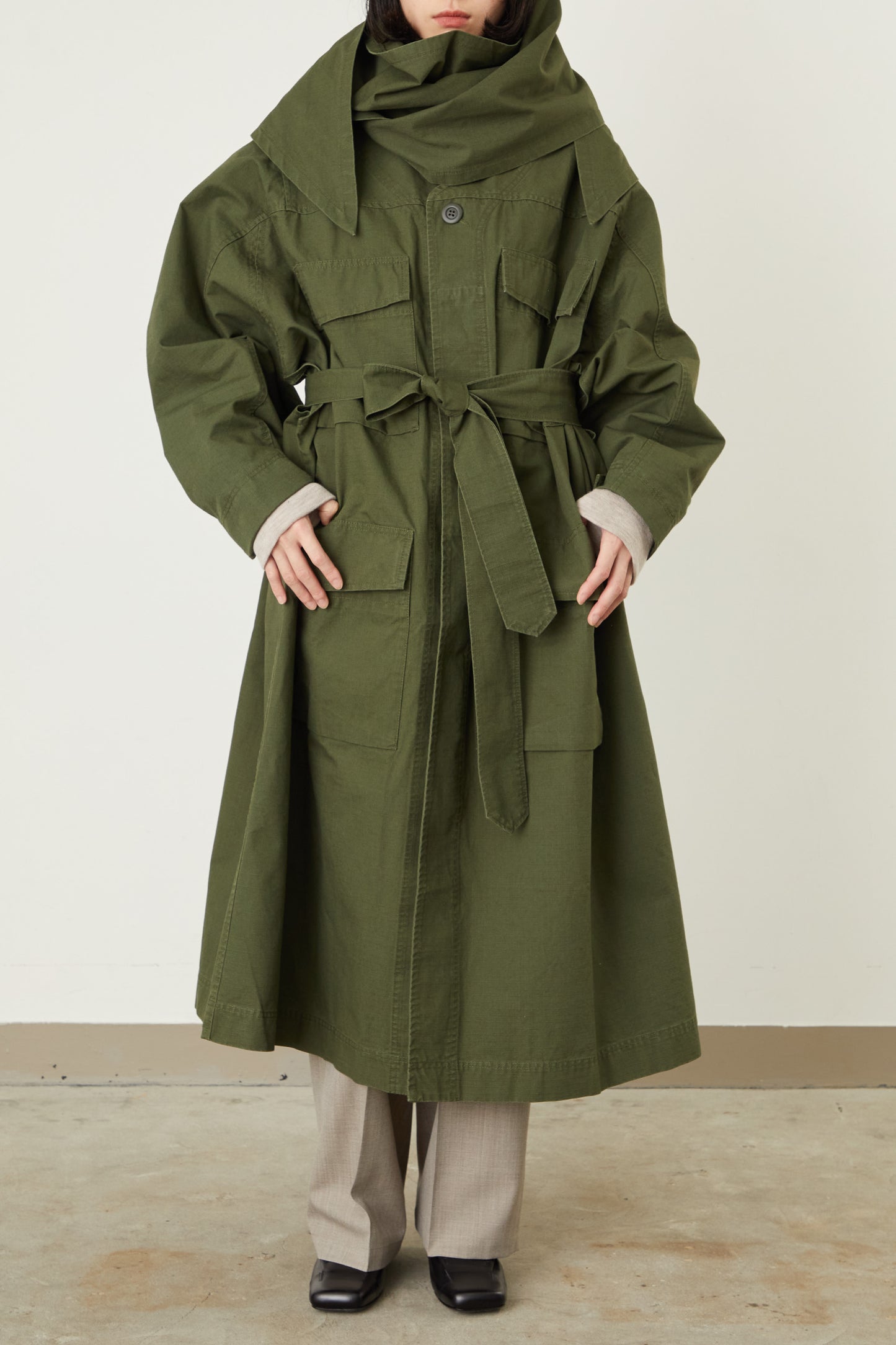 i'm here : HAOLI MILITARY COAT :