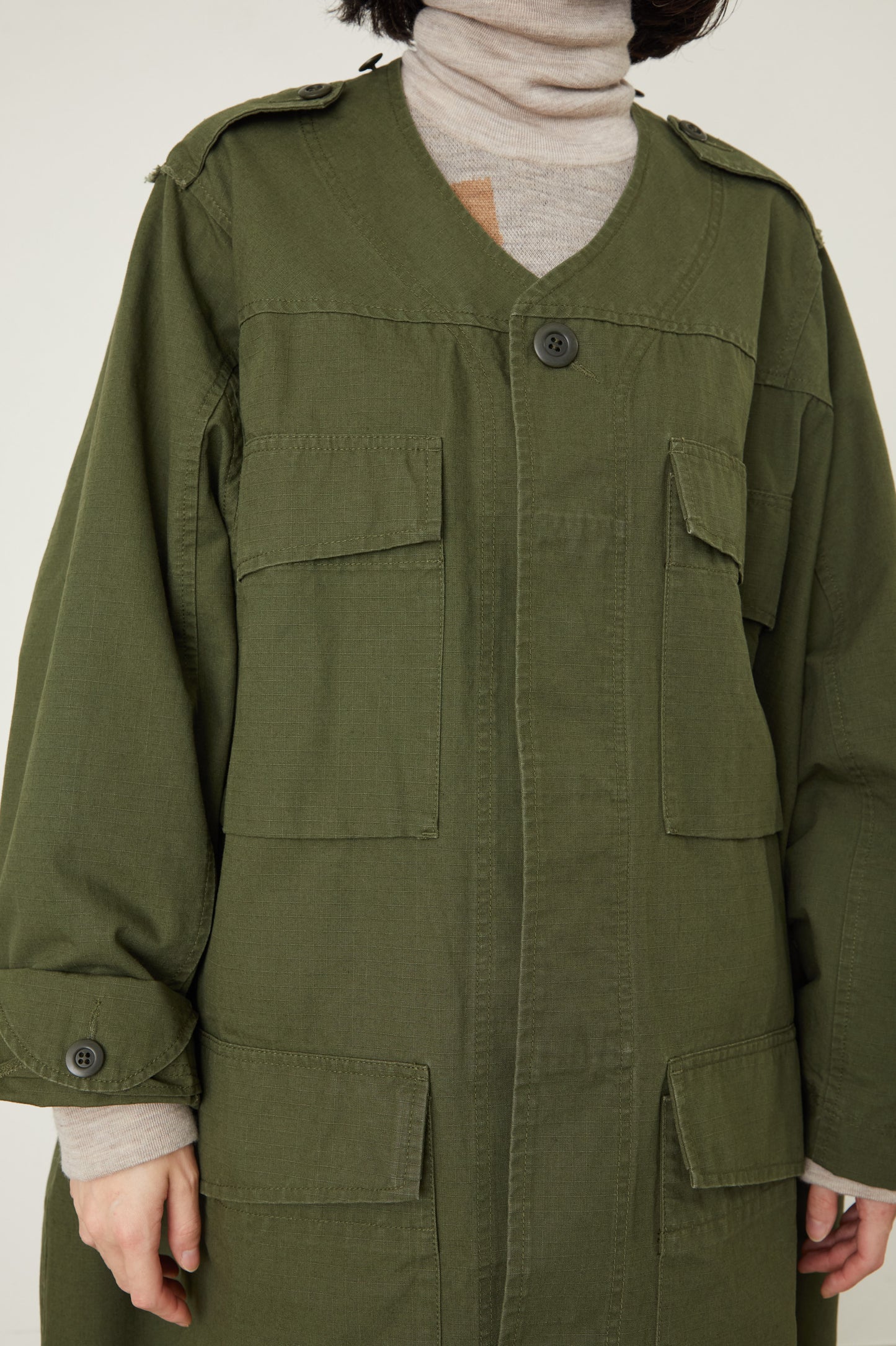 i'm here : HAOLI MILITARY COAT :