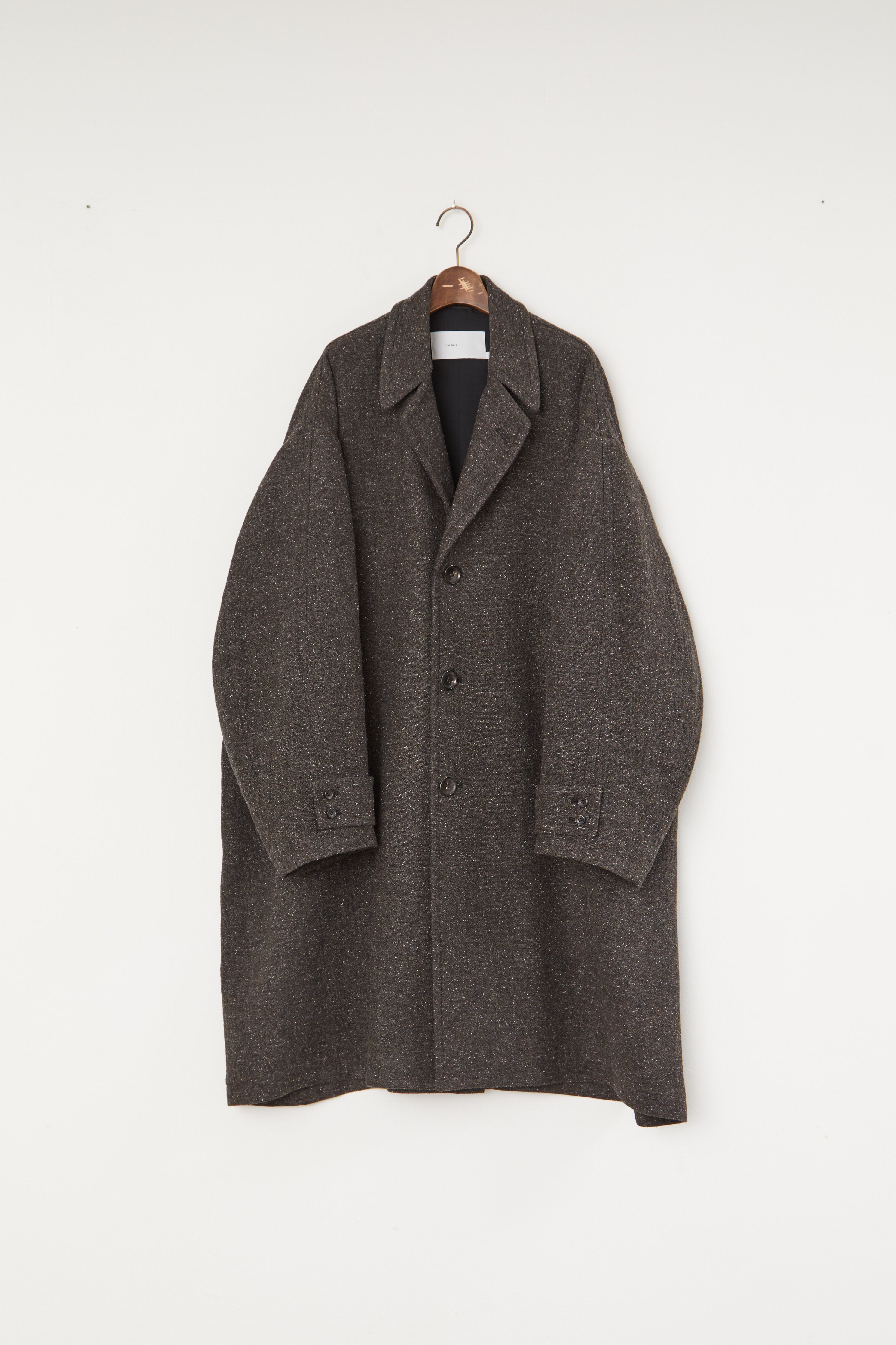 i'm here : COTTON SILK : GRANDPA COAT – i`m here :